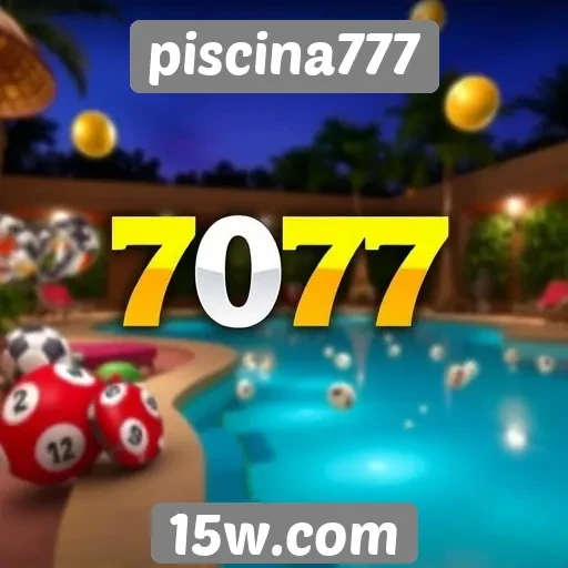 Variedade de jogos disponíveis na piscina777